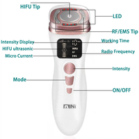 Nowe Mini urządzenie HIFU maszyna ultradźwiękowa RF Fadiofrecuencia EMS mikroprądowe podnoszenie firmy zaostrzenie zmarszczek skóry produkt do pielęgnacji twarzy 6